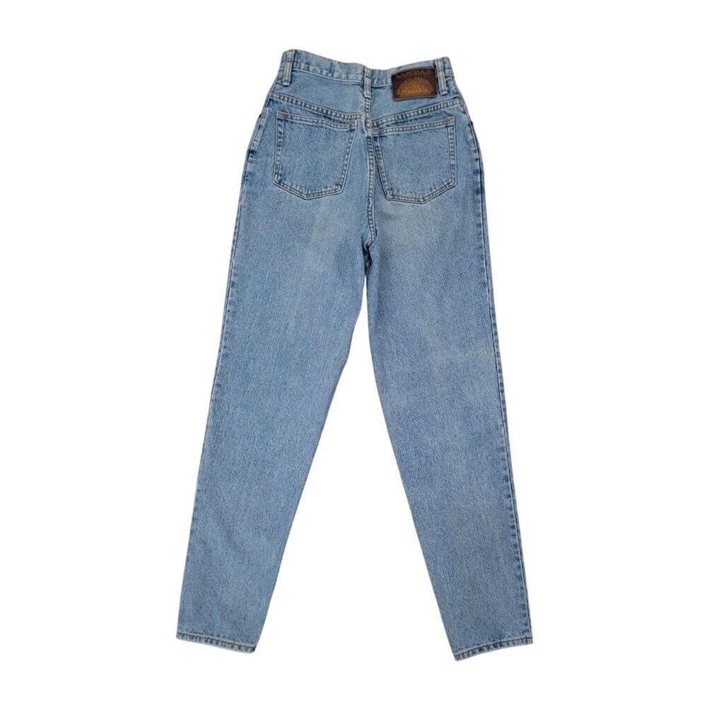 Vintage LAWMAN Western Rodeo High-Waisted Light Denim Tapered Jeans Women's Sz 7 - Picture 2 of 8